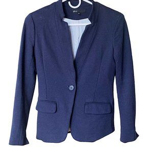 GIBSON Navy Blue Blazer, Size Petite XS